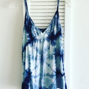 Lucky brand tie-dyed cami